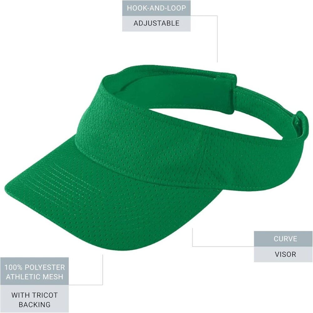 Women's Athletic Mesh Visor - Stylish Sun Hat for Golf, Running, and Outdoor Act - Picture 2 of 8